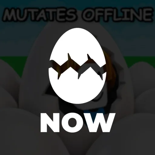 Fake an Egg icon with the words Mutates Offline Now